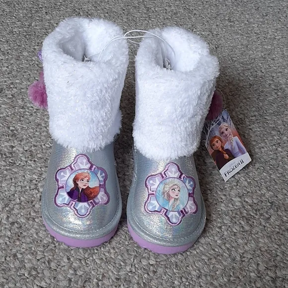 New Disney Frozen 2 Faux Shearling Winter Boot.