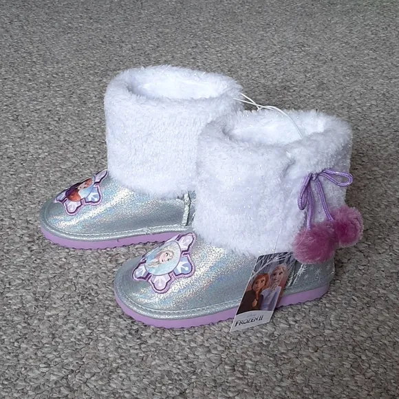 New Disney Frozen 2 Faux Shearling Winter Boot.