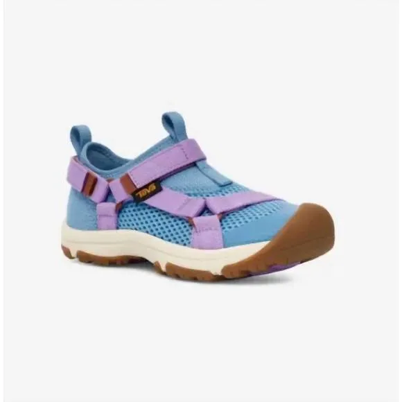 NEW TEVA kid's outflow universal sandal in blissful blue