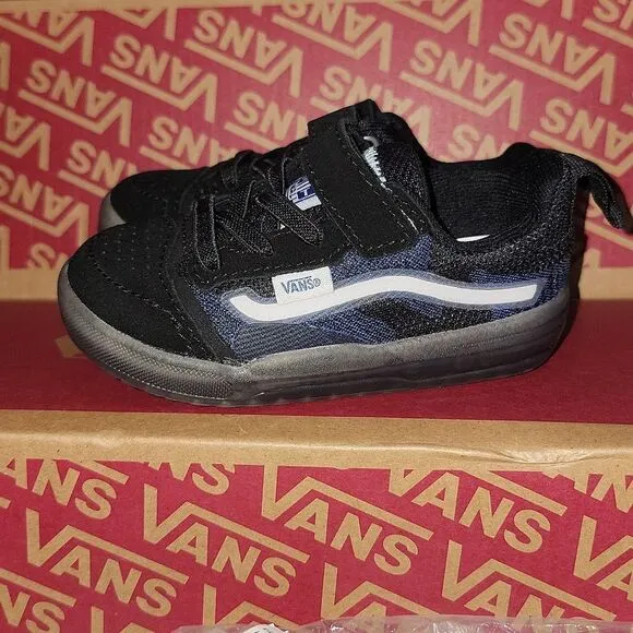 New Vans Evdnt UltimateWaffle (Deuce) Black / True Blue Translucent Sole Size 5