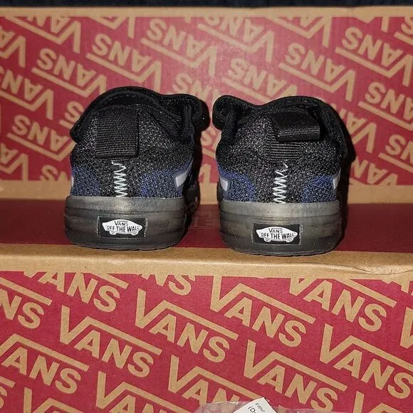 New Vans Evdnt UltimateWaffle (Deuce) Black / True Blue Translucent Sole Size 5