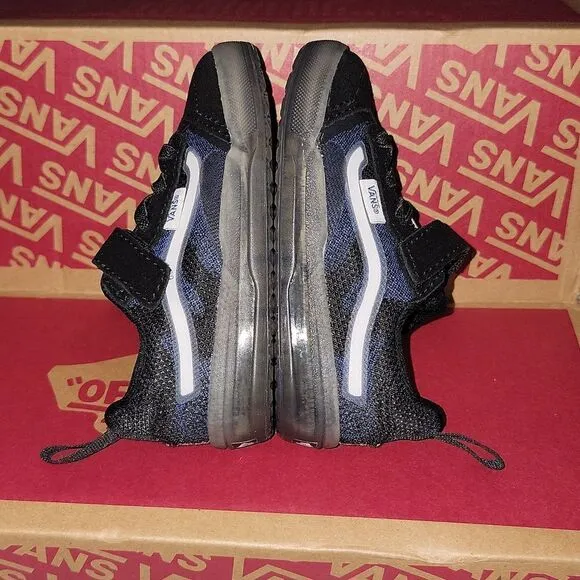 New Vans Evdnt UltimateWaffle (Deuce) Black / True Blue Translucent Sole Size 5
