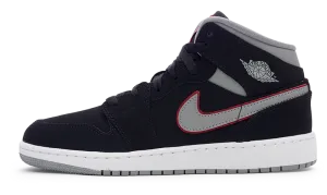 nike Air Jordan 1 MID(GS) 'Black Particle Grey'