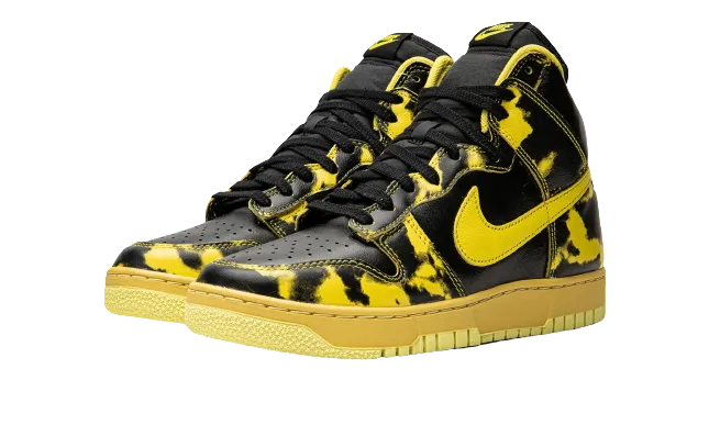 Nike Dunk High 1985 "Yellow Acid Wash"