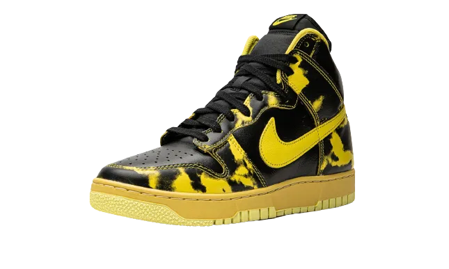 Nike Dunk High 1985 "Yellow Acid Wash"