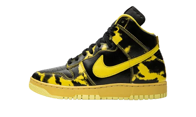 Nike Dunk High 1985 "Yellow Acid Wash"