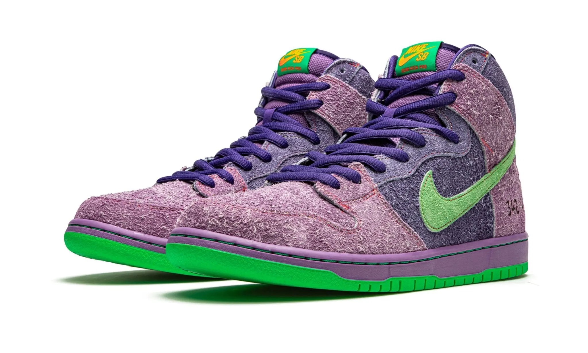 Nike SB Dunk High "420 - Reverse Skunk" (Special Box)