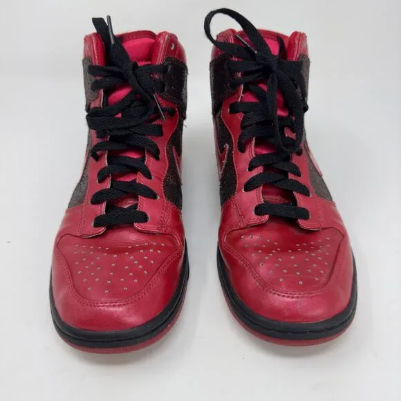 Nike Women's Dunk High Skinny Metallic Sneaker 8.5