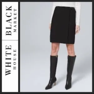 NWT WHBM Faux-Wrap Boot Skirt