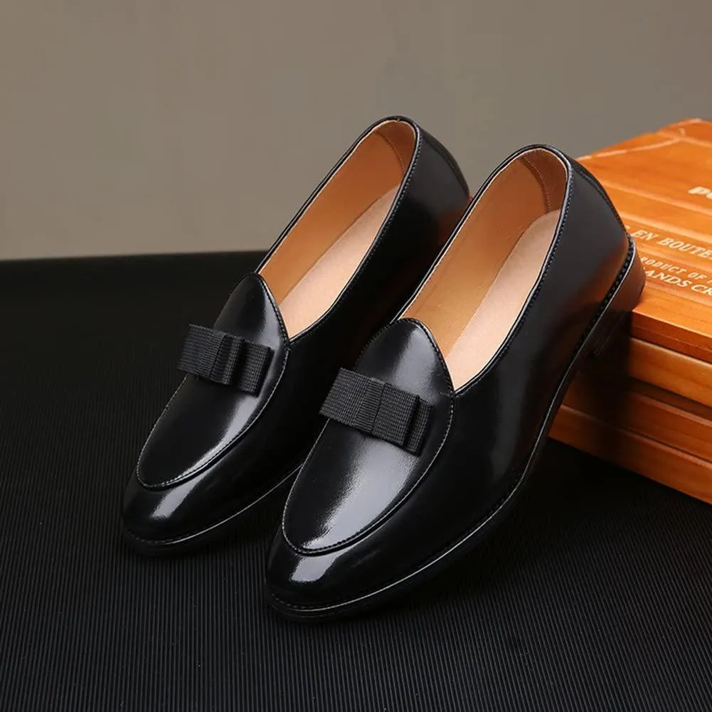 NXY Men's Round Toe Loafers Smoking Slipper Party Wedding Dress Shoes Plus Size