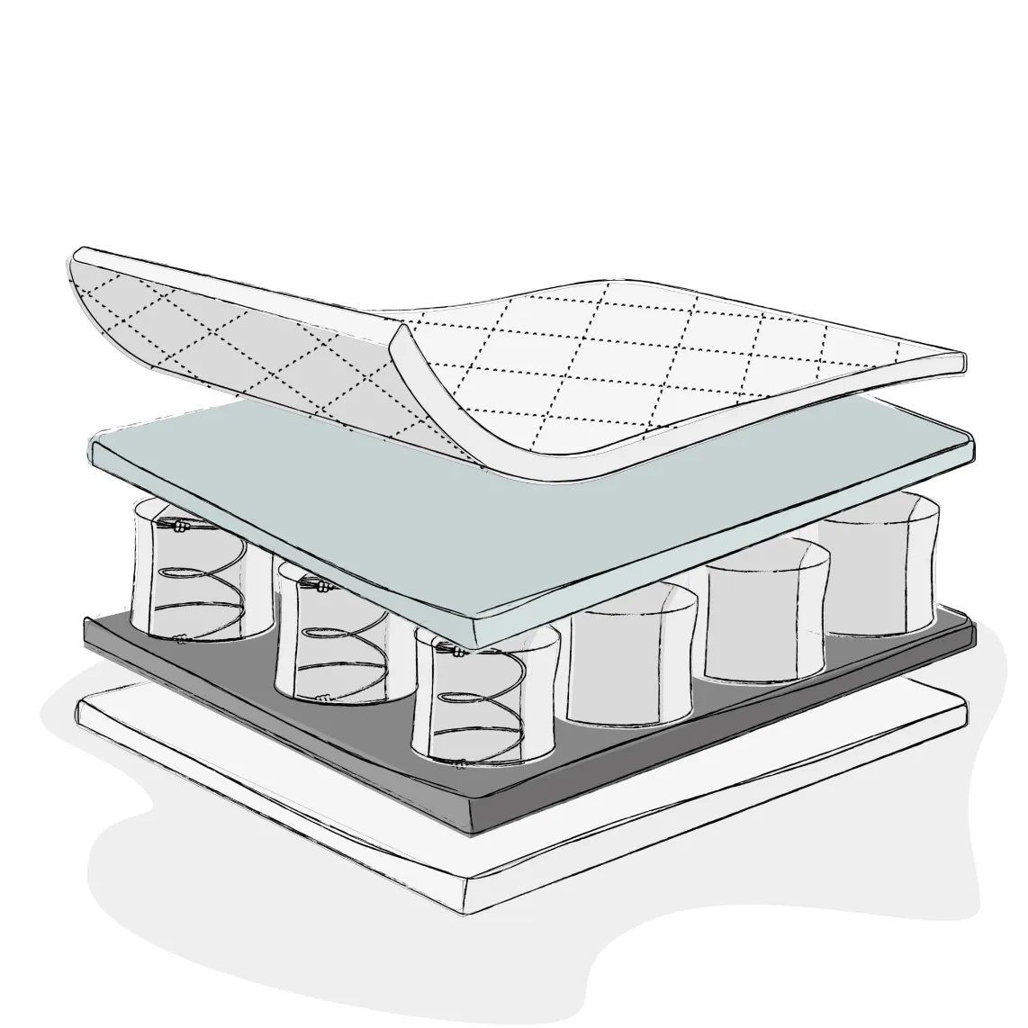 Obaby - Pocket Sprung Mattress - Single Bed - Direct Delivery