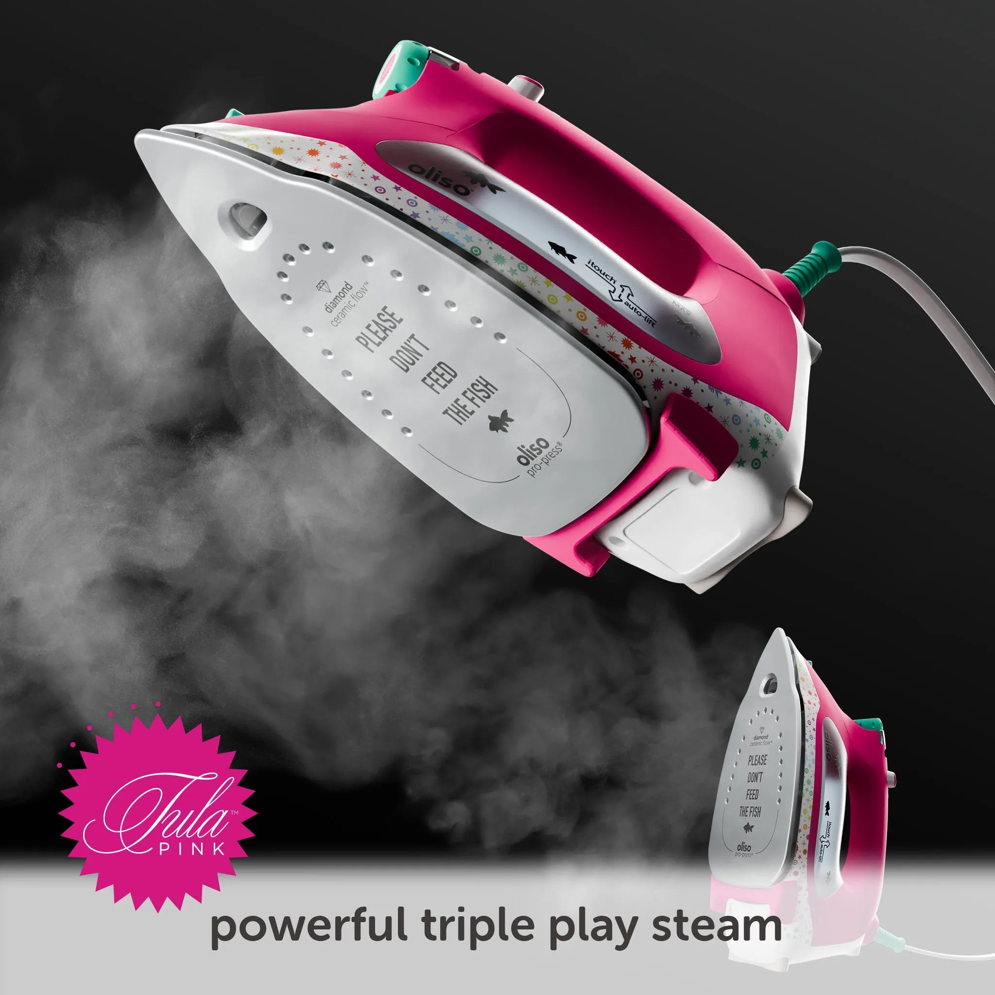 Oliso | Tula Pink | Smart Iron TG1600 Pro Plus