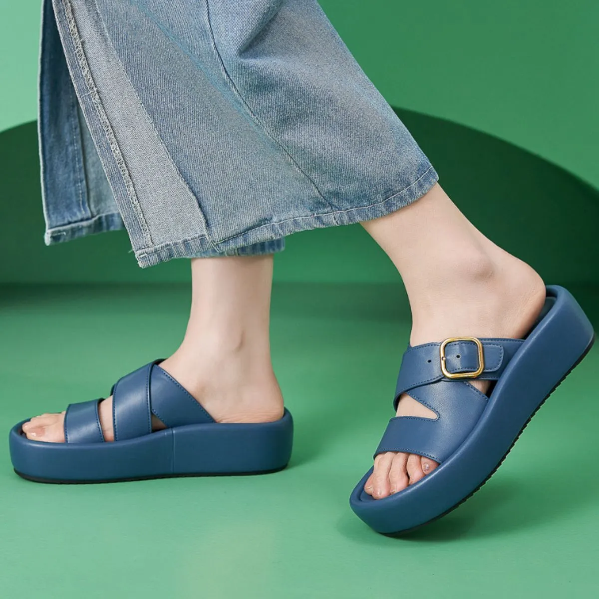 Open Toe Platform Sandals