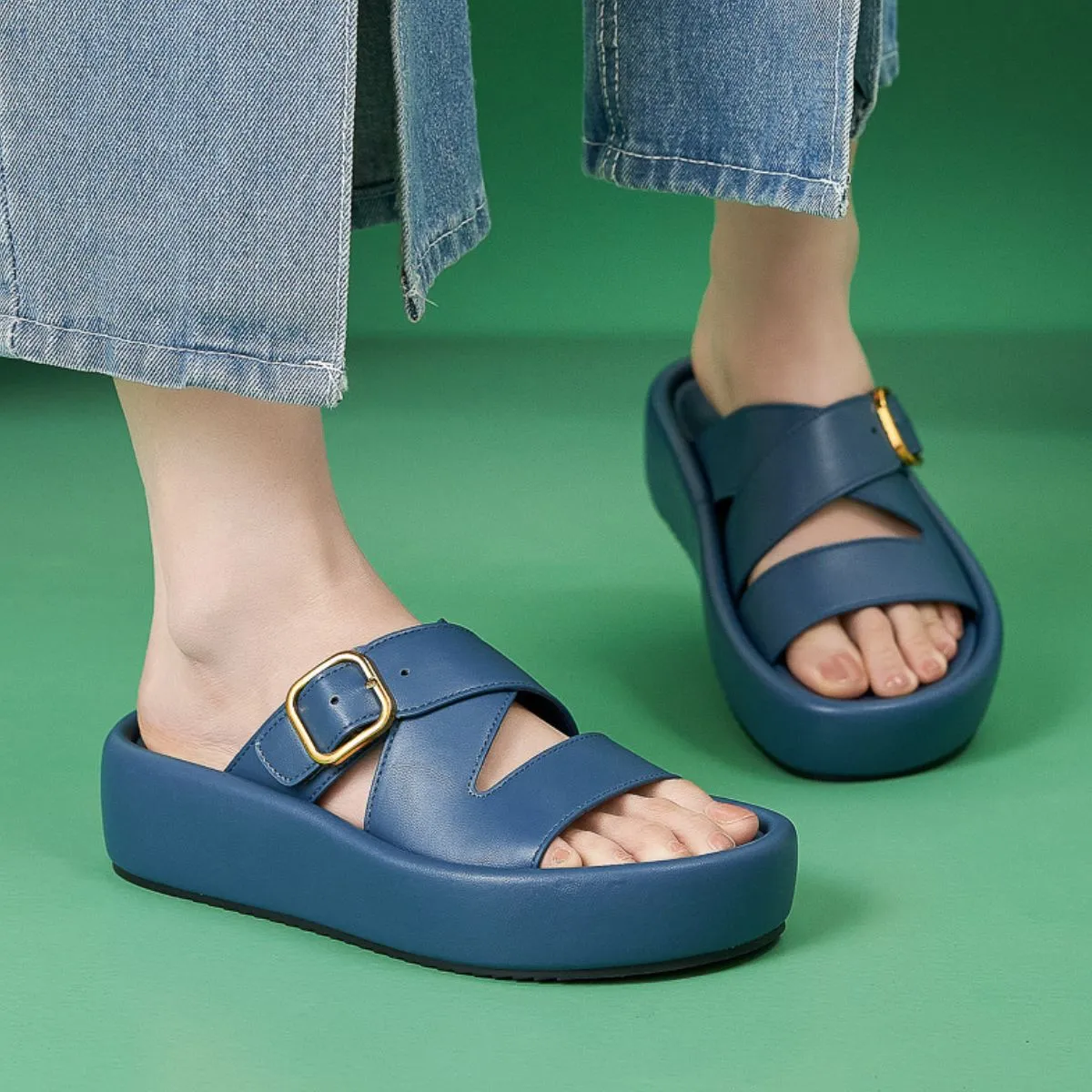 Open Toe Platform Sandals