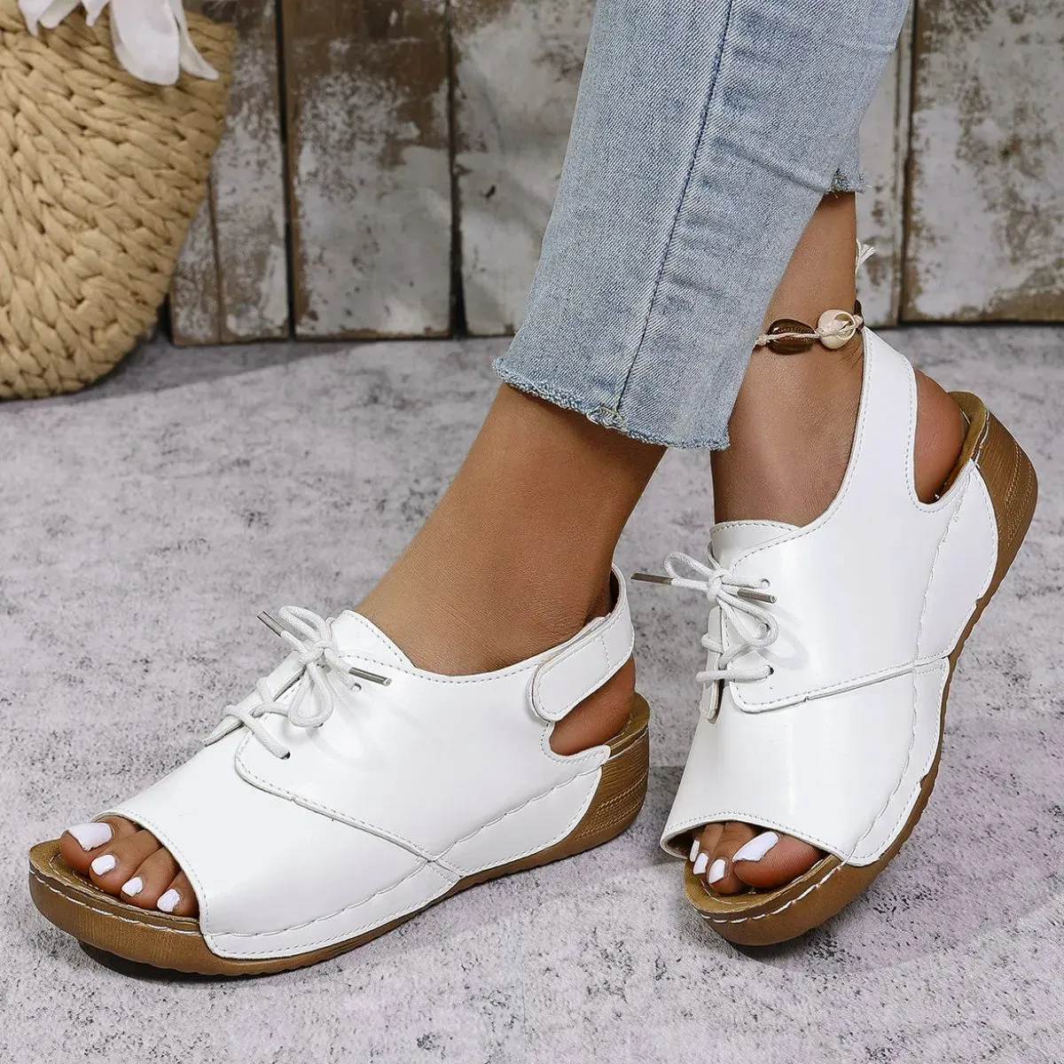 Open Toe Platform Sandals