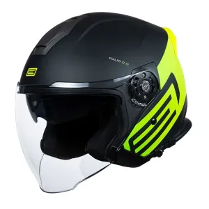 Origine Palio 2.0 Scout Flo Yellow/Black Jet Helmet