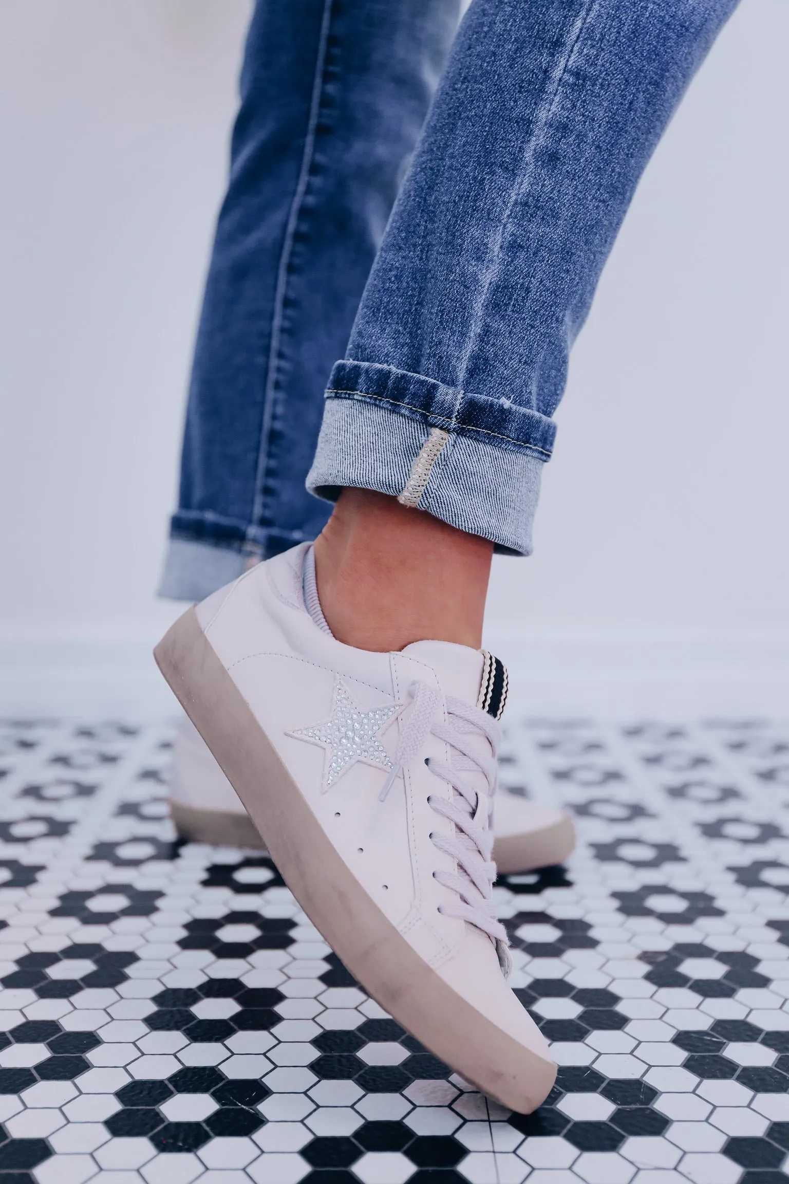 Paula Star Crystal Sneaker By ShuShop