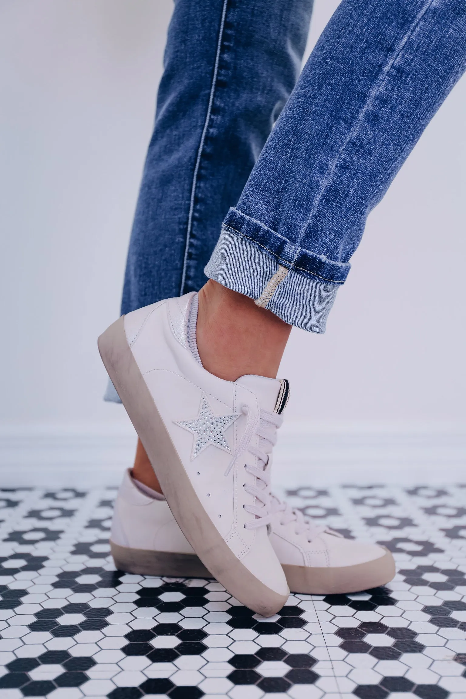 Paula Star Crystal Sneaker By ShuShop