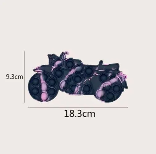 POPBUBBLE - MOTORCYCLE Available in Pink/Black Colour