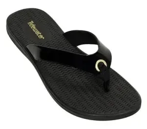 Portland Ultra Black Flip Flops