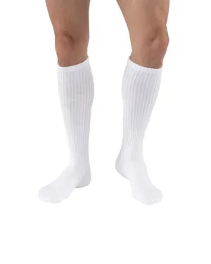 PR/1 JOBST SENSIFOOT DIABETIC SOCK, KNEE HIGH, 8-15 MMHG, XS, WHITE, CLOSED TOE