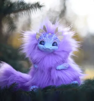 Purple big-eared dragon