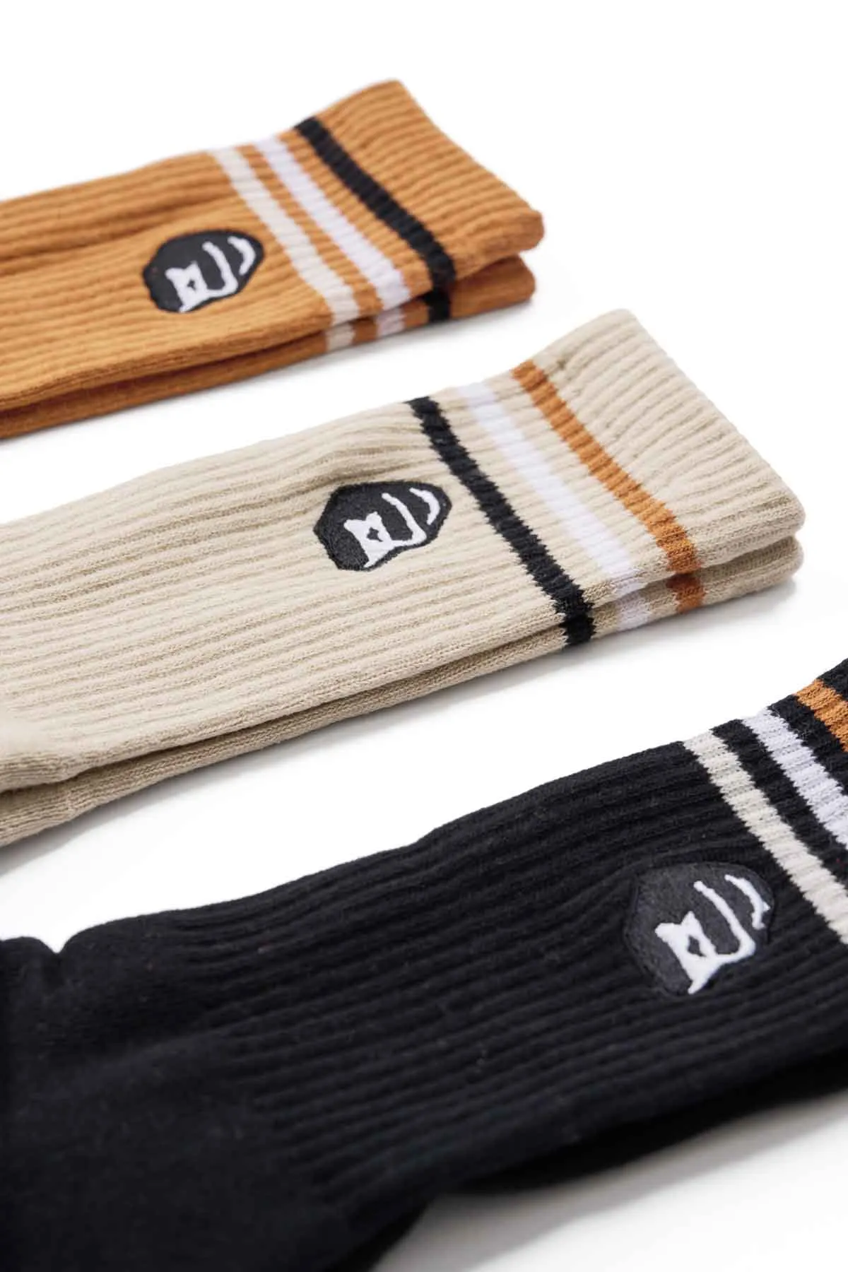 RAIL STRIPE SOCK 3 PACK - MULTI