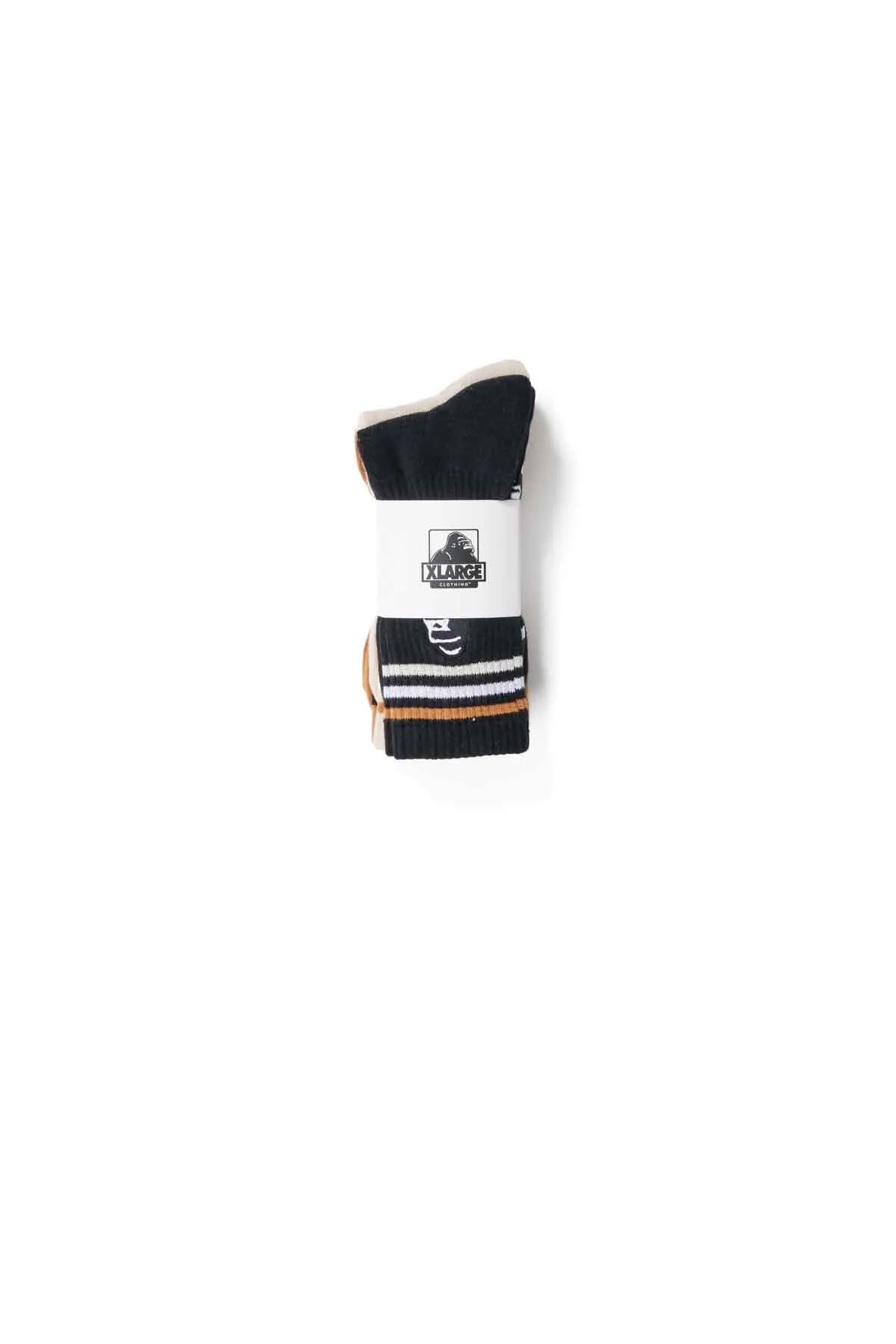 RAIL STRIPE SOCK 3 PACK - MULTI