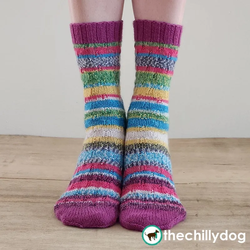 Rebound Socks: Knitting Pattern PDF