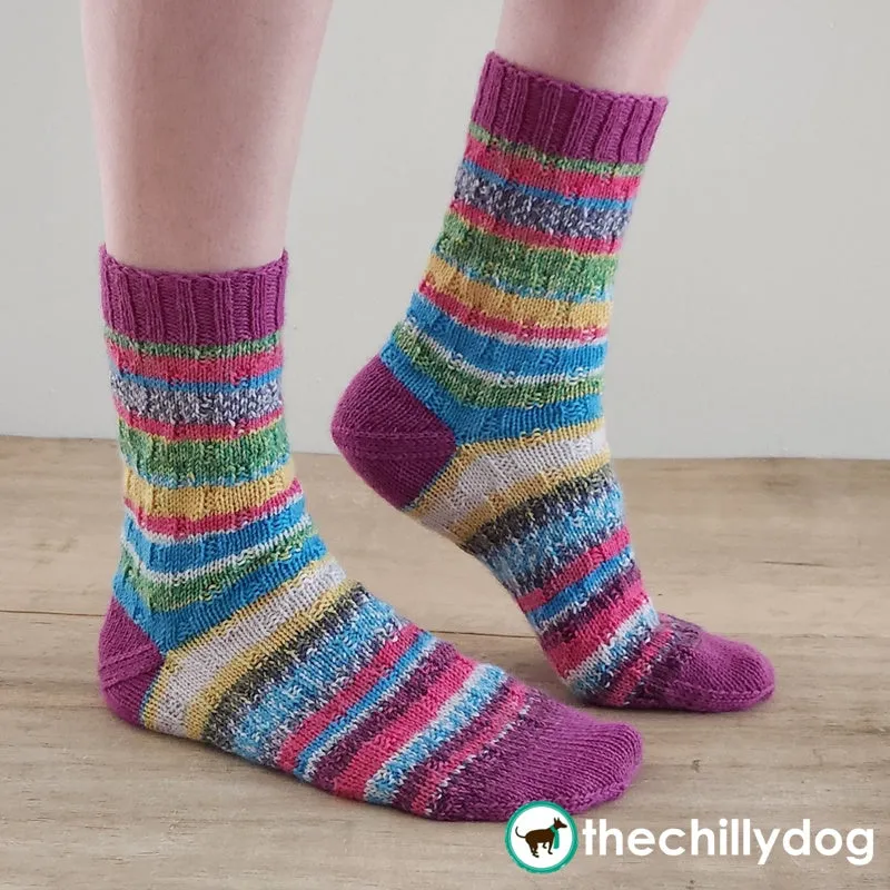 Rebound Socks: Knitting Pattern PDF