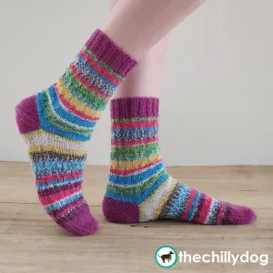 Rebound Socks: Knitting Pattern PDF