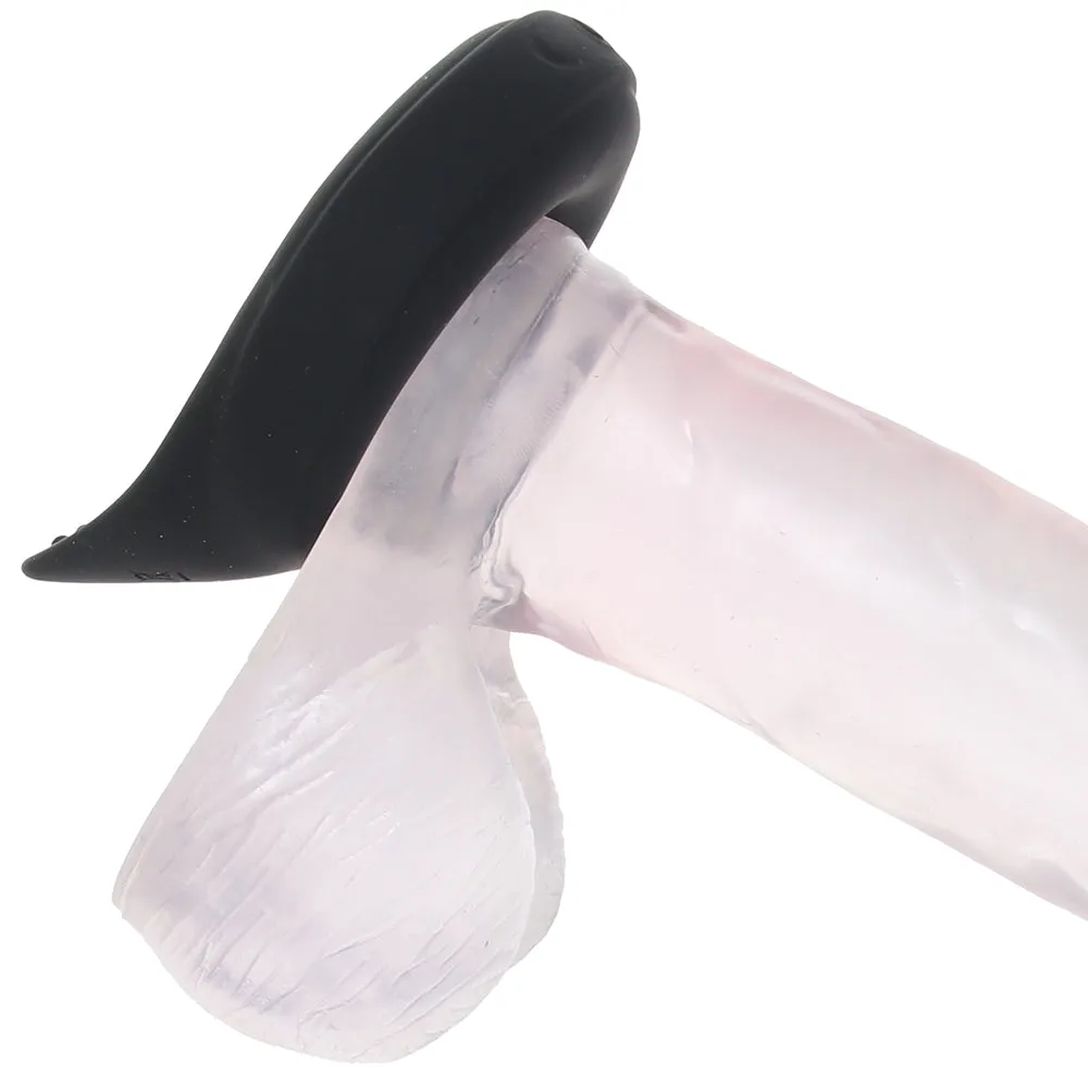 Renegade Slider Vibrating Cock Ring in Black