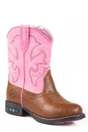 Roper Toddler Lightning Boot - Pink