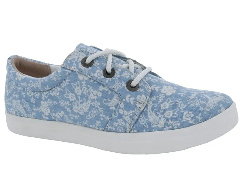 RUBY Blue Floral Canvas