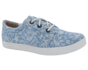 RUBY Blue Floral Canvas