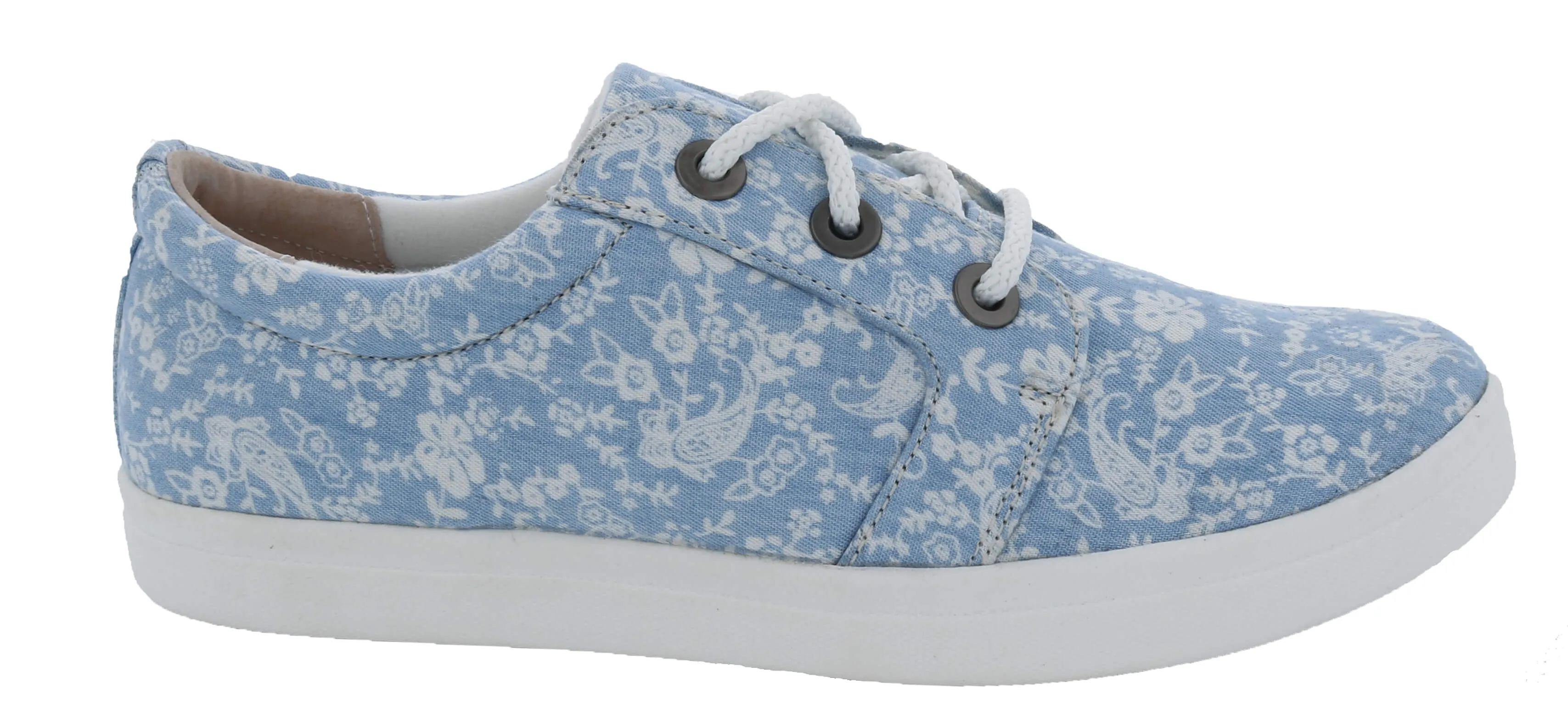 RUBY Blue Floral Canvas