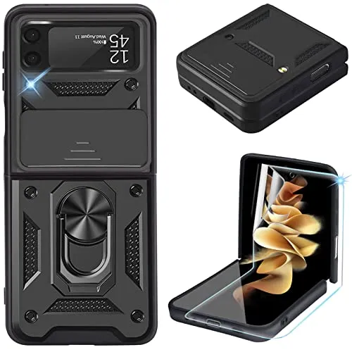 Rugged Military Grade Heavy Duty Armor Shockproof Anti-Drop Phone Case For Galaxy Z Flip 3 5G