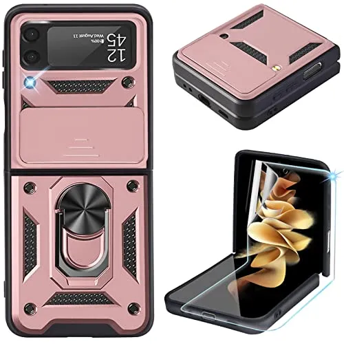 Rugged Military Grade Heavy Duty Armor Shockproof Anti-Drop Phone Case For Galaxy Z Flip 3 5G