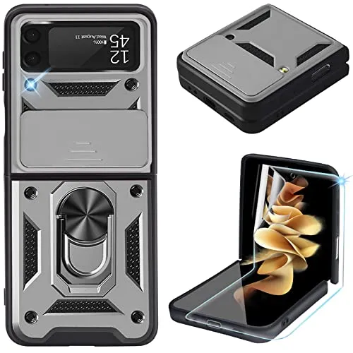 Rugged Military Grade Heavy Duty Armor Shockproof Anti-Drop Phone Case For Galaxy Z Flip 3 5G