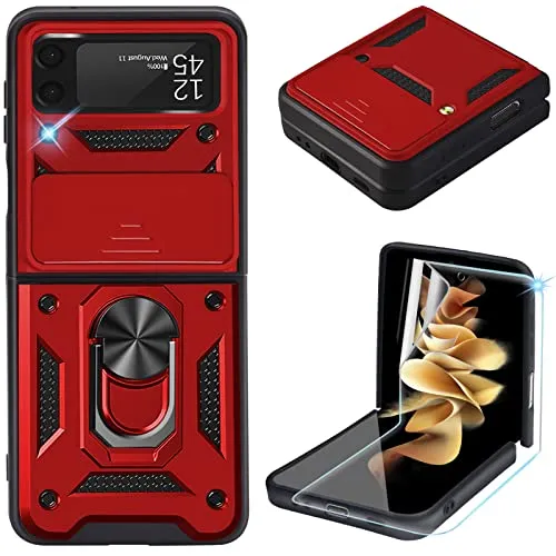 Rugged Military Grade Heavy Duty Armor Shockproof Anti-Drop Phone Case For Galaxy Z Flip 3 5G