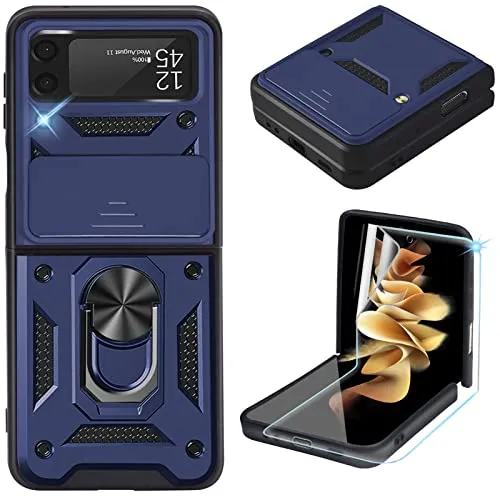 Rugged Military Grade Heavy Duty Armor Shockproof Anti-Drop Phone Case For Galaxy Z Flip 3 5G