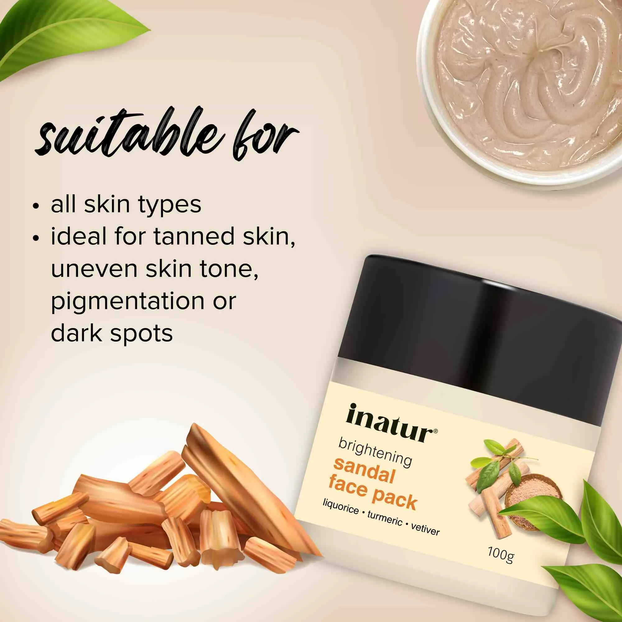 Sandal Face Pack