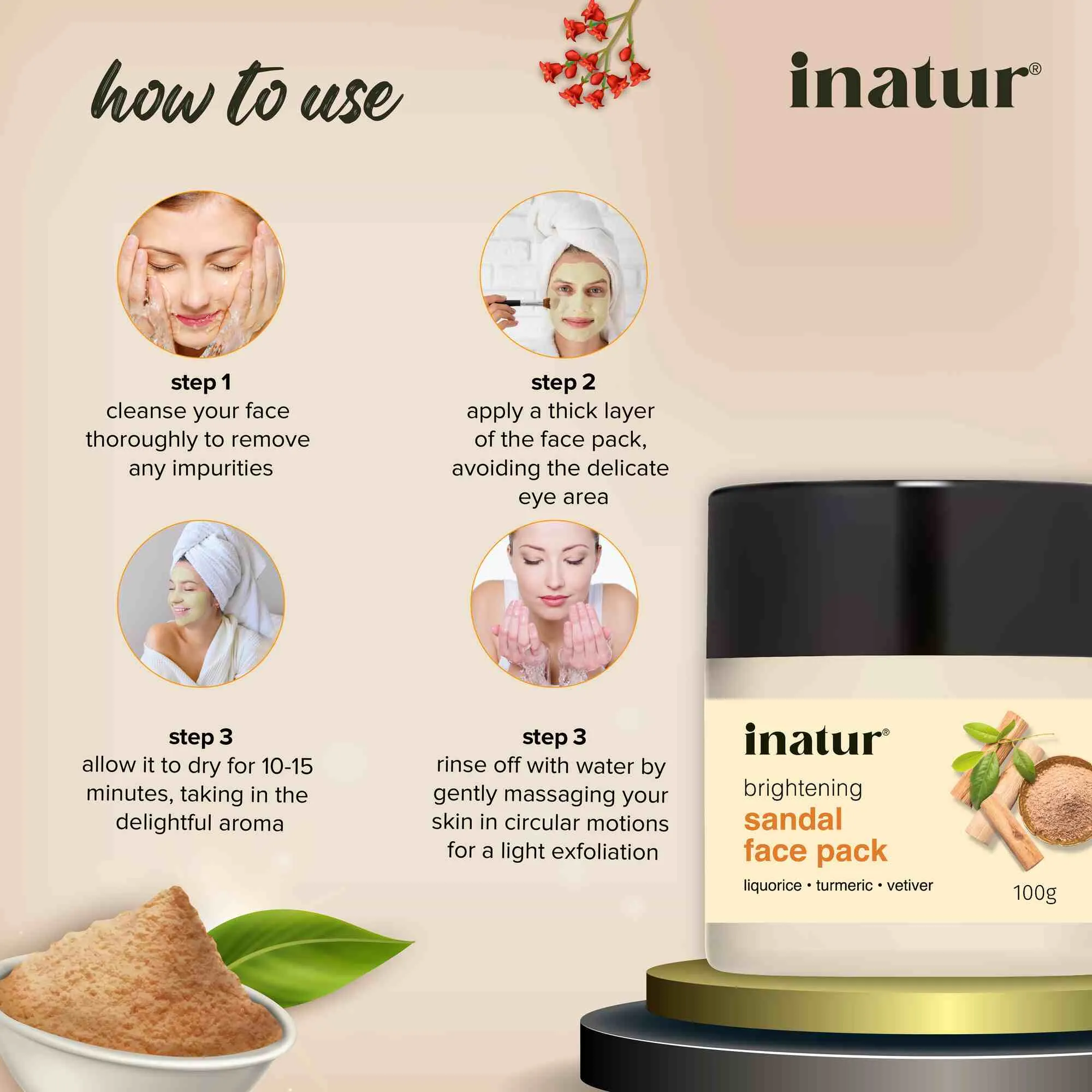 Sandal Face Pack