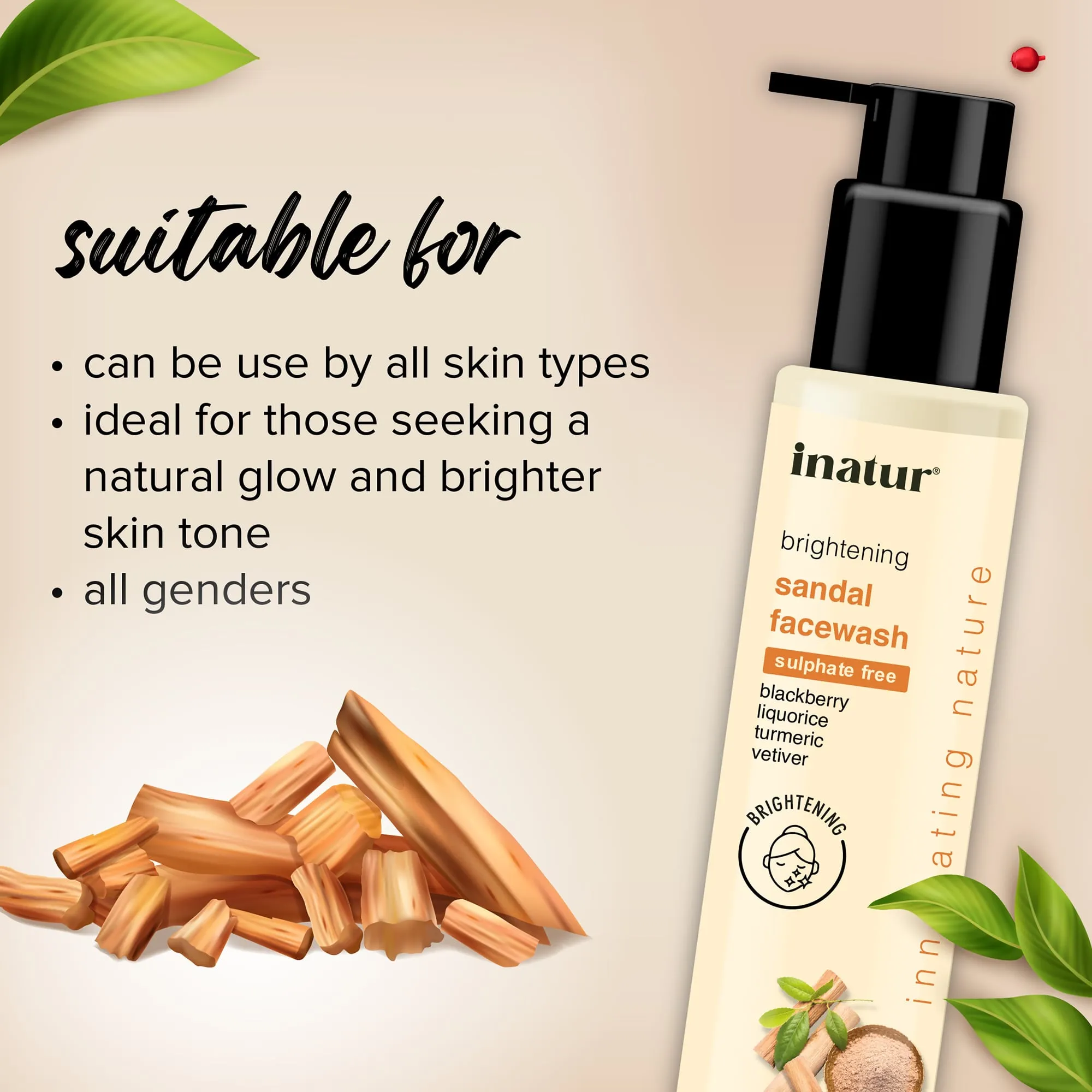 Sandal Face Wash - 100ml