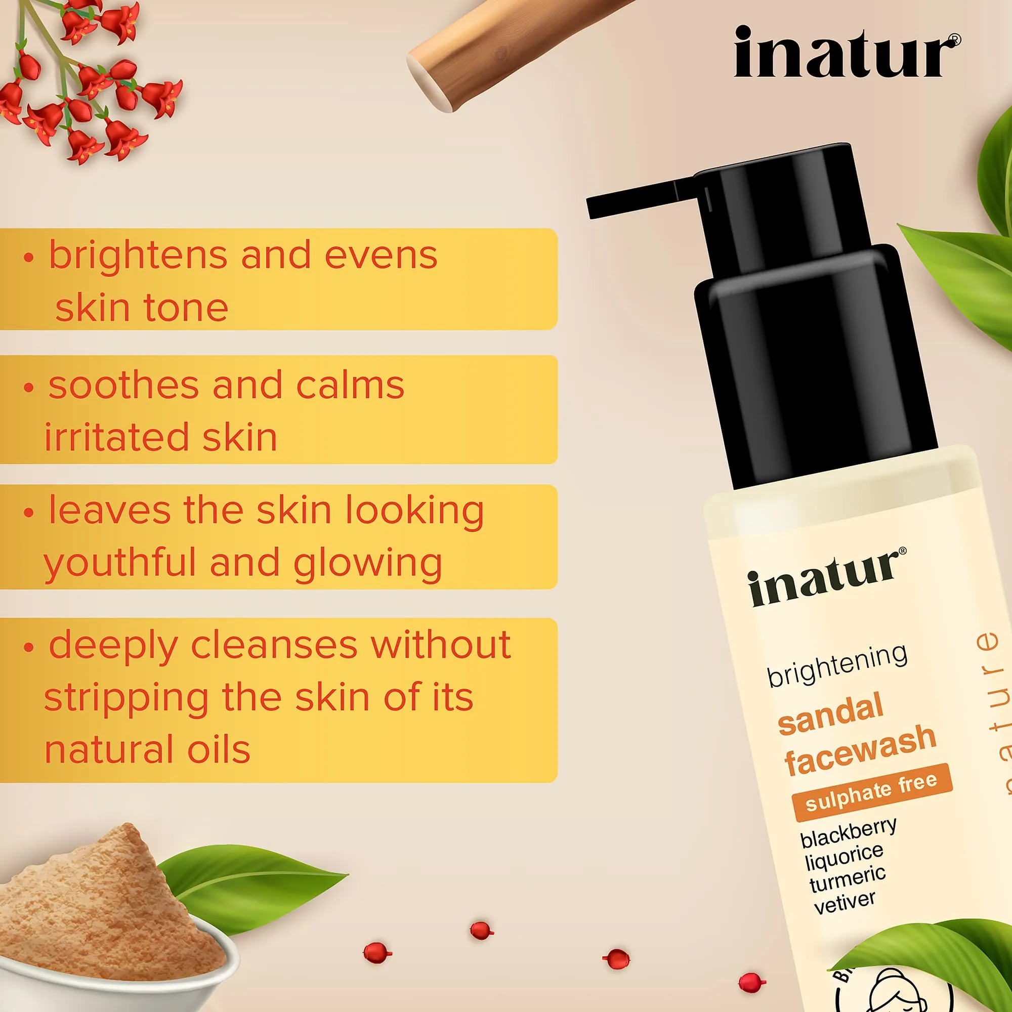 Sandal Face Wash - 100ml