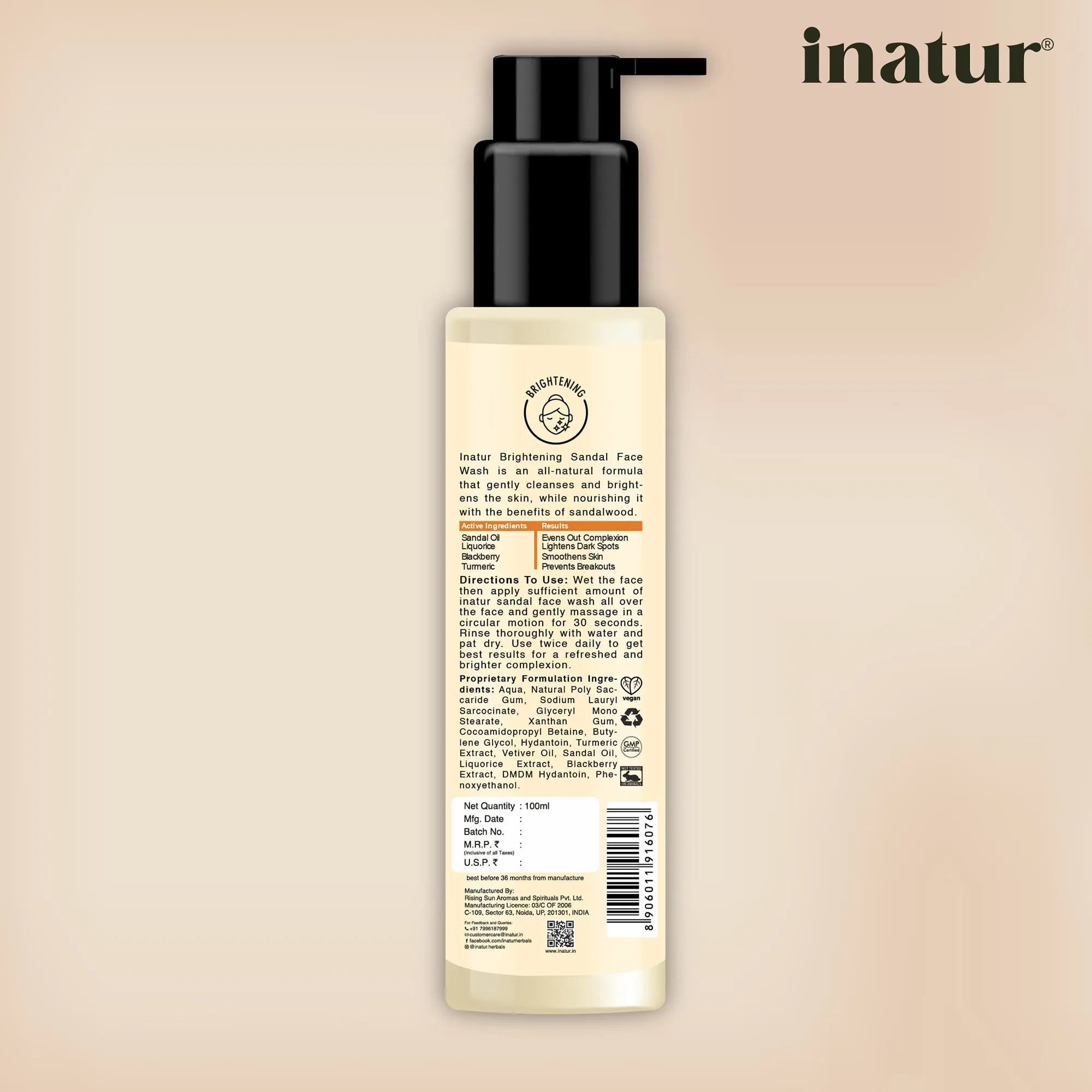 Sandal Face Wash - 100ml