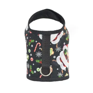 Santa Claus Print Dog Vest Harness