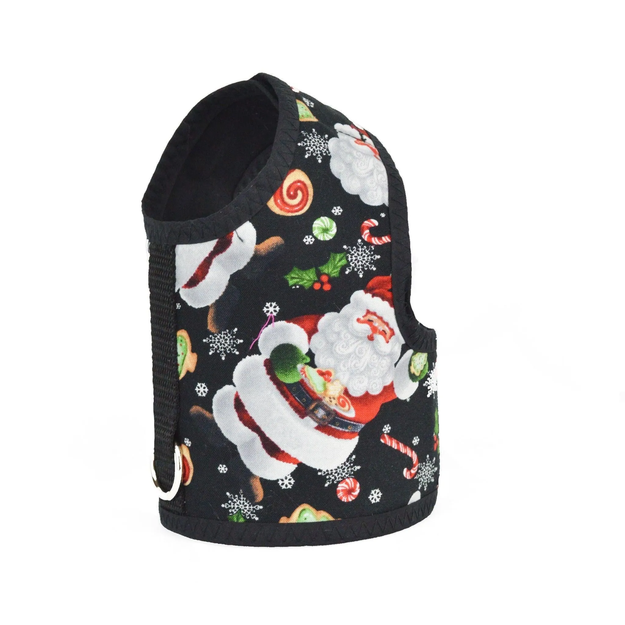Santa Claus Print Dog Vest Harness