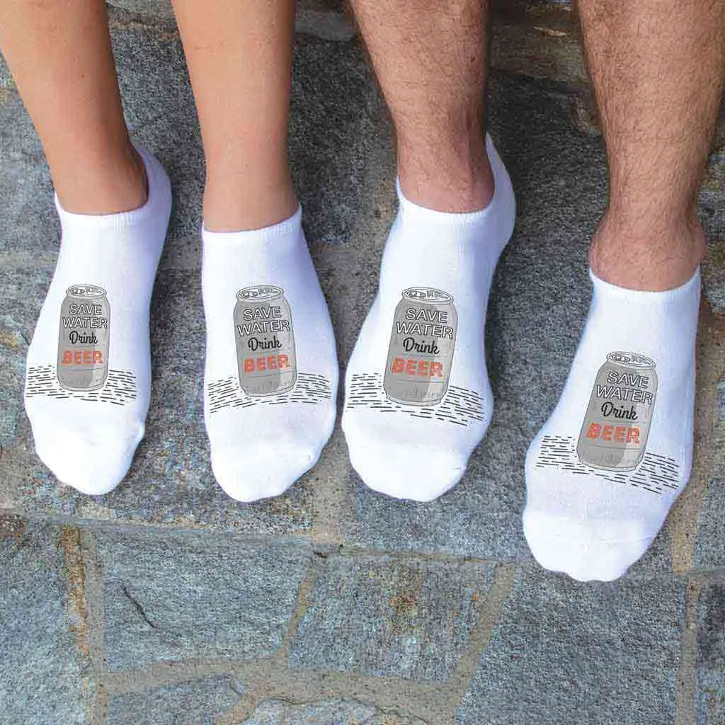 Save Water Drink Beer Socks for the Beer Lover