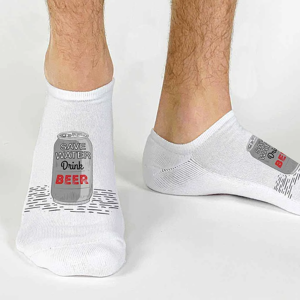 Save Water Drink Beer Socks for the Beer Lover